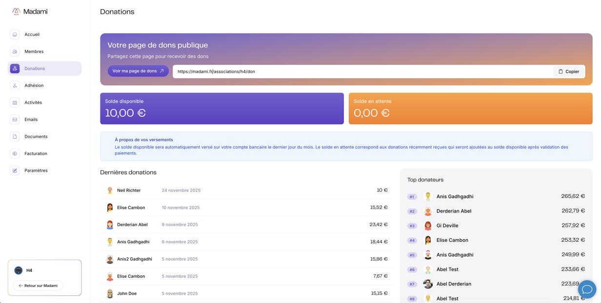 Screenshot du produit de Madami